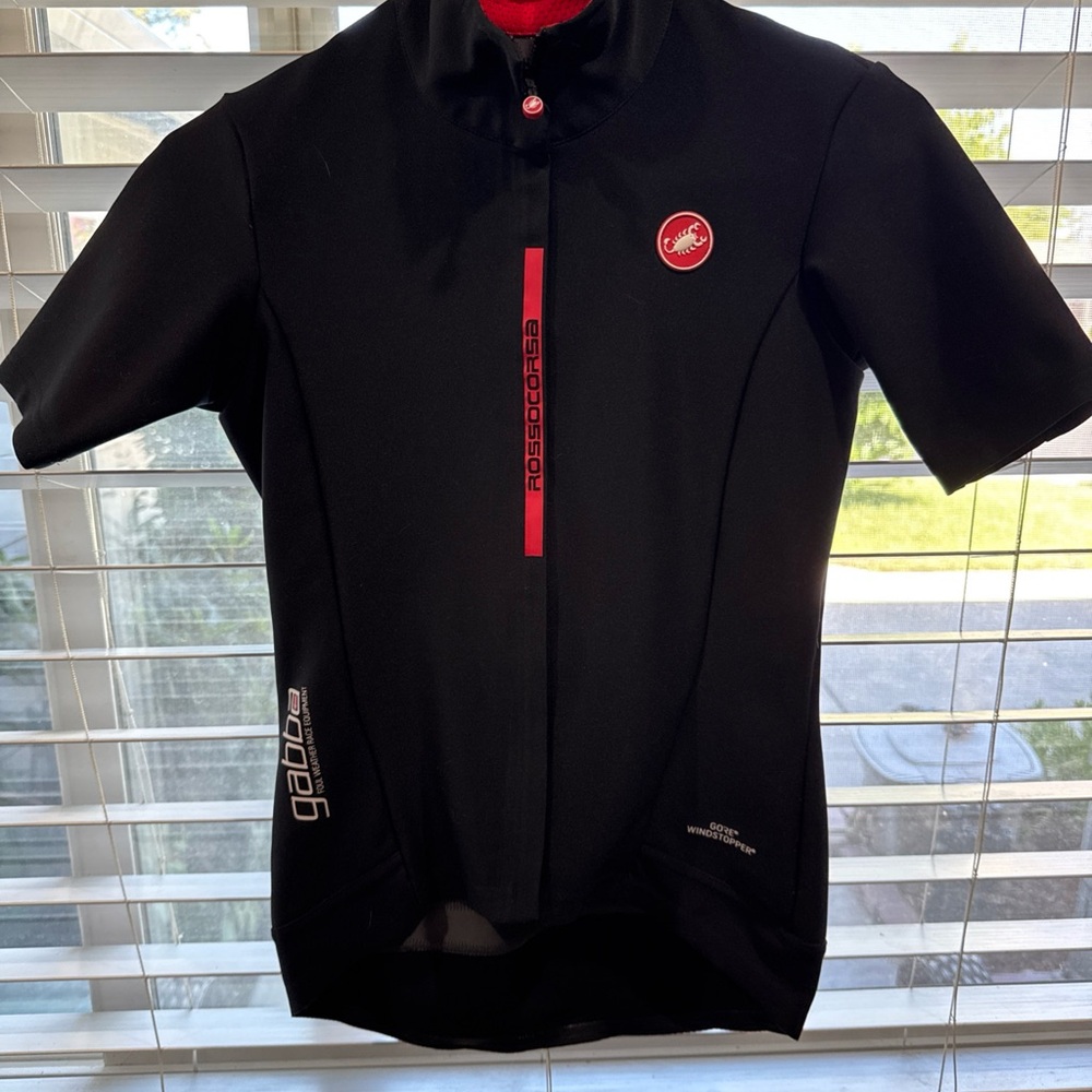 Castelli Womens Gabba 2 Short Sleeve Cycling Jersey XS Gore Tex Water Wind